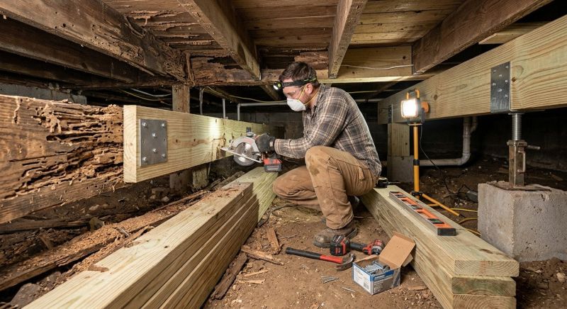 Termite Damage Restoration in Wilmington, NC