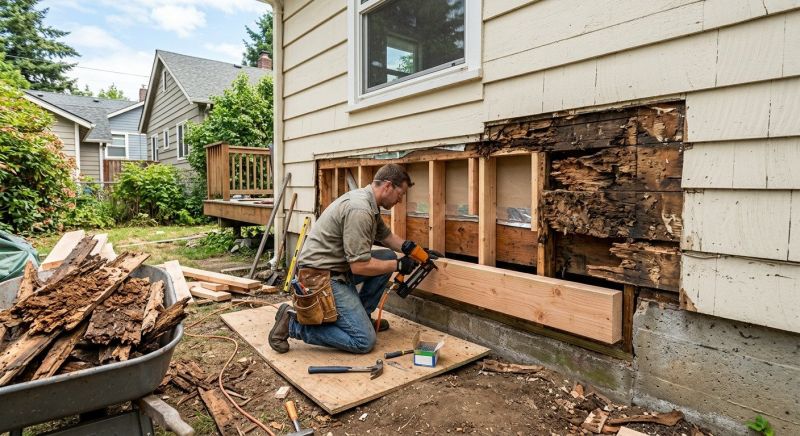 Structural Rot Repair in Kansas City, MO