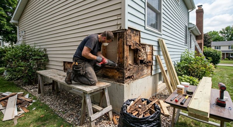 Wood Rot Repair in Alpharetta, GA